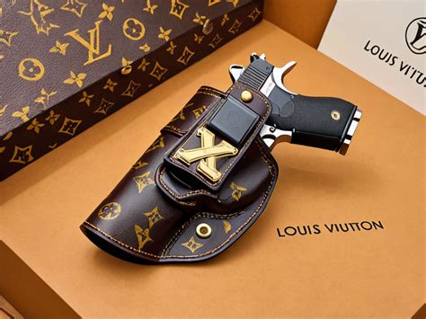 louis vuitton rifle|Louis Vuitton gun holster.